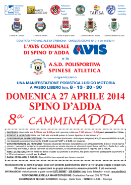 volantino - Podismo Lombardo