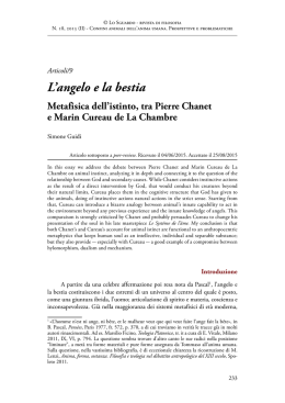 L`angelo e la bestia