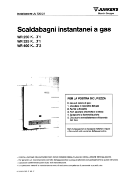 Scaldabagni instantanei a gas