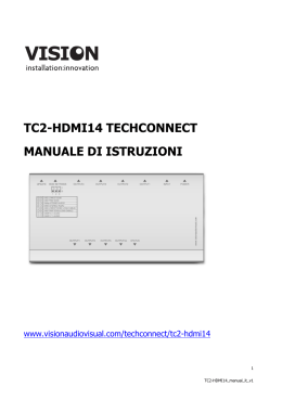 tc2-hdmi14 techconnect manuale di istruzioni