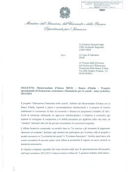 Educazione finanziaria nelle scuole