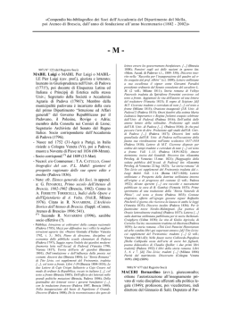 link M - Ateneo di Scienze Lettere ed Arti