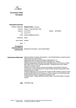 Curriculum Vitae Europass