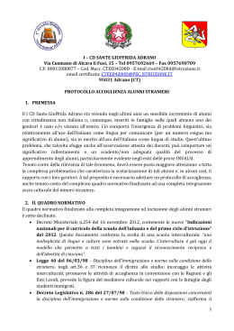 protocollo accoglienza alunni stranieri 2014/15