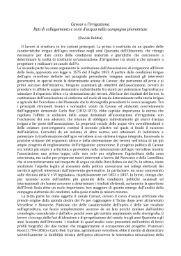 Sintesi delle cinque ricerche - Consiglio regionale del Piemonte