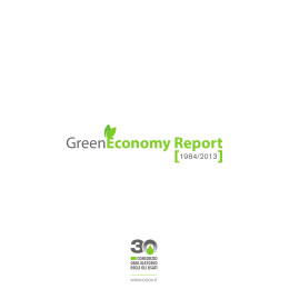 Green Economy Report COOU - Fondazione per lo sviluppo
