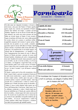 Il F orm ic ar io - CRAL - Cassa di Risparmio di Ravenna