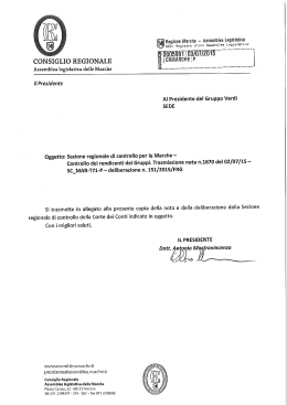 Consiglio regionale delle Marche