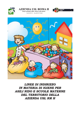 Norme di Igiene per gli Asili Nido