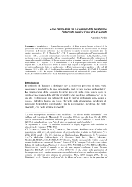 Tra le ragioni della vita e le esigenze della produzione: l`intervento