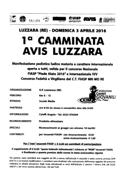 Locandina Camminata Avis Luzzara( 156 KB)