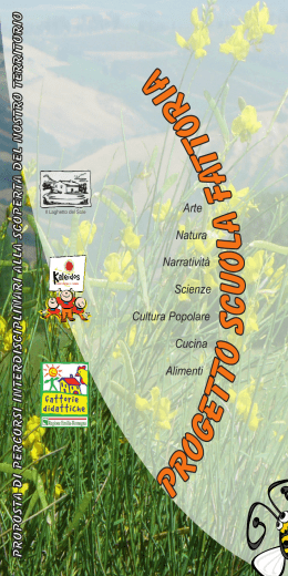 scarica la brochure fattoria anno scolastico 2011