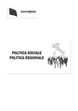 politica sociale - Consiglio regionale del Piemonte