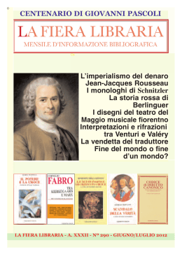 Giugno / Luglio 2012