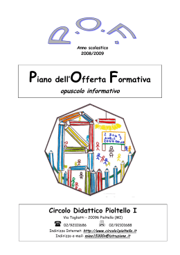 sistema scolastico - Circolo Didattico Pioltello 1