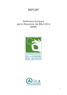 Relazione conclusiva SERR 2014 Italia