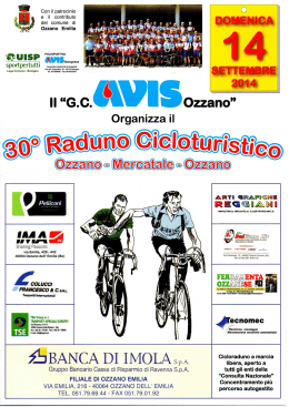 Con il patrocinio e il contributo del comune di