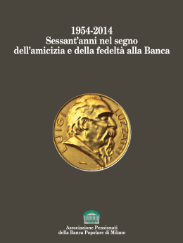 Sessant`anni nel segno dell`amicizia e della