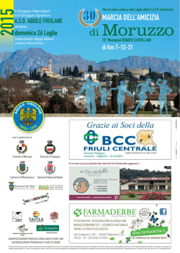 30° Marcia dell`Amicizia