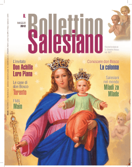 Scarica il BS in formato PDF - Bollettino Salesiano