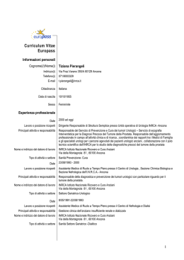 Curriculum Vitae Europass