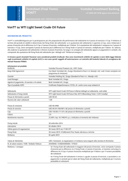 Termsheet (Final Terms) Vontobel Investment Banking VONTT