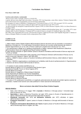 Vedi - Dipartimento di Scienze della Salute (DISSAL)