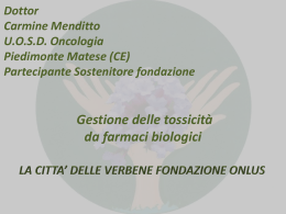 Diapositiva 1 - Fondazione La Città delle Verbene ONLUS