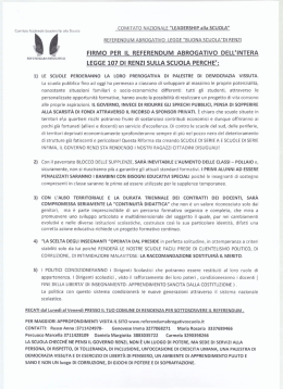 materiale informativo