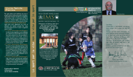 brochure - Istituto di Medicina dello Sport di Roma