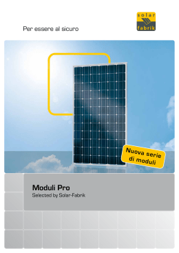Moduli Pro - Solar