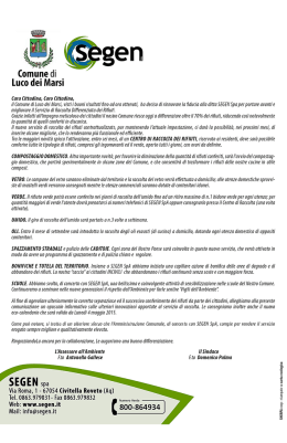 Lettera ai cittadini