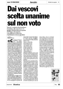La Cattolica in campo: La Scienza sta con la vita