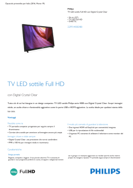 Product Leaflet: TV LED sottile Full HD da 56 cm (22