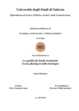 Universit&agrave; degli Studi di Salerno