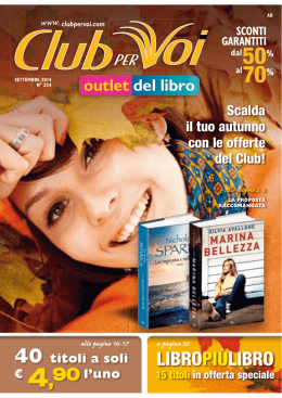 Sconto 50% - Club degli Editori