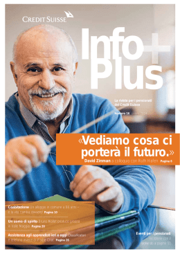 Vediamo cosa ci porter&agrave; il futuro.