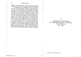 l`esperimento riformatore del marchese domenico caracciolo