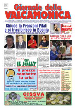 GdV n.11 del 2009 - giornale valcamonica