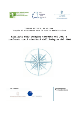 Dati socio-demografici