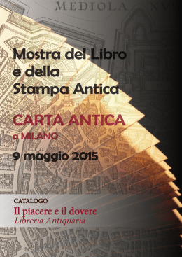 Libreria antiquaria - Il piacere e il dovere