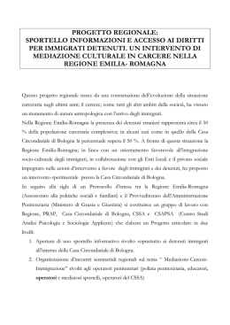 Il Progetto regionale sugli Sportelli informativi e di