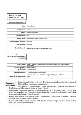 modello per il