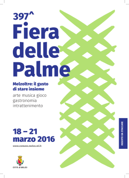 18 – 21 marzo 2016 - Gruppo Artistico Melzese