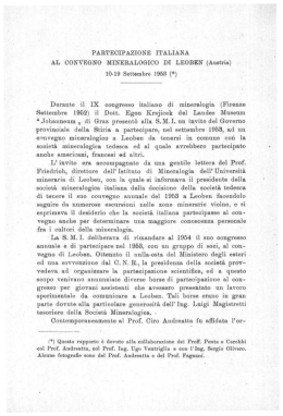 PARTECIPAZ[QNE ITALIANA AL CONVEGNO