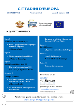 N 2 - febbraio - Comune di Genova.