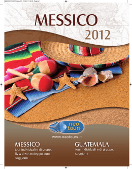 MESSICO 2012:Layout 1 07/02/12 16:05 Pagina 1