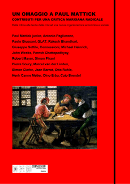 un omaggio a paul mattick - Contra