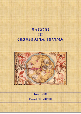 Saggio di Geografia&hellip; Divina - Presentazione del CESHE e di
