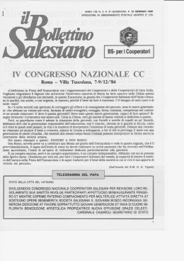 iv congresso nazionale cc